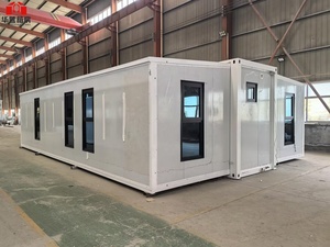 Maison conteneur extensible préfabriquée <span class=keywords><strong>en</strong></span> panneaux sandwich d'acier, design moderne respirant, utilisation hôtelière, hauteur supplémentaire de 40 pieds, intérieur de 2,4 m - Product Image 4