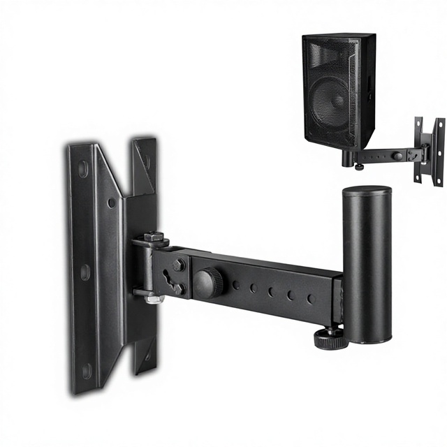 LKT-370 Professional Speaker Stand Wall Mount Surround Sound Stand Bracket Stage Speaker Wall Shelf Factory Direct Sales