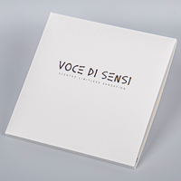 Enveloppe en papier d'art personnalisée 300 g/m² Cadeau en or noir Emballage de sachets de carte de remerciement avec revêtement UV Sérigraphie Boîte élégante