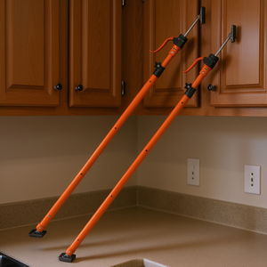 Asta di Supporto Telescopica a Sgancio Rapido 49.2-114.6 Pollici in Acciaio Regolabile, Sistema a Terza Mano per Installazione di Mobili - Product Image 2