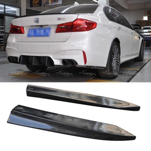 Diffuseur de pare-chocs arrière en fibre de carbone style PSM avec ailerons latéraux pour BMW F90 M5 G30 - Product Image 3