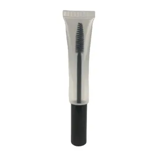 Cosmetic makeup Squeeze 4 5 ml Cosmetic Plastic Material flexible packaging mascara tube with brush