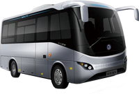 Mini-bus électrique automatique 18 places avec batterie au lithium, 6 mètres, pour le transport urbain et les excursions en ville