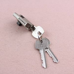 उच्च सुरक्षा <span class=keywords><strong>40</strong></span>/45 मिमी मोर्टिज लॉक के लिए कुंजी ठोस पीतल आधा सिलेंडर उपयोग के साथ - Product Image 5