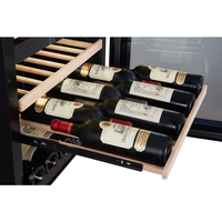Dropshipping Affichage numérique avec étagères amovibles Refroidisseur à vin Réfrigérateur à vin Réfrigérateur à vin Mini réfrigérateur à vin Fo