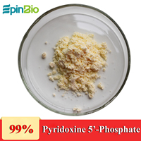 Dérivés de vitamine B6 de qualité alimentaire 99% Pyridoxal 5 phosphate