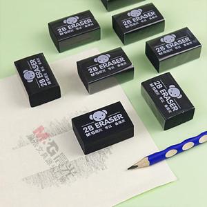 Gomme M&G 2B noire pour examens, pour étudiants, avec moins de résidus, idéale pour le dessin. - Product Image 3