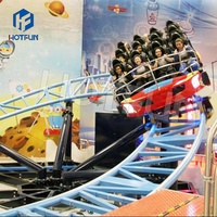 Nouvel équipement de parc d'attractions, manège, montagnes russes, montagnes russes tournantes pour enfants
