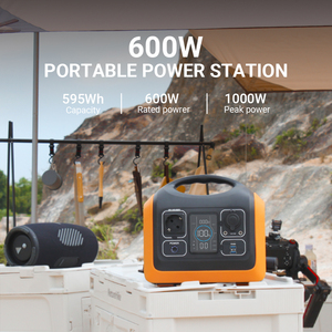 ผลิตแบตเตอรี่ Lifepo4 สำหรับใช้งานกลางแจ้ง 600w เครื่องกำเนิดไฟฟ้าพกพา 500w เครื่องกำเนิดพลังงานแสงอาทิตย์แบบพกพา 500 วัตต์ - Product Image 5