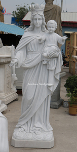 Statue de grande taille en marbre blanc de St <span class=keywords><strong>Michael</strong></span> religieux catholique - Product Image 6
