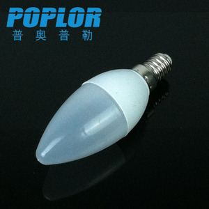 Poplor <b>Led</b> Candle Light Bulb E14 3W Plastic B12 <b>Smd</b> Ac Power - Product Image 2