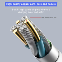 Kabel Data USB Mini Portabel 3-in-1 Pengisi Daya Multi Ponsel 3 in 1 Kabel Pengisian Daya Super Cepat