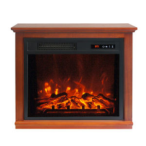 LONGHUA FLAME Kleiner Einbau-Elektrokamin (Mit Verkleidung) Weiß Schwarz Heizgerät Tragbar - Product Image 5