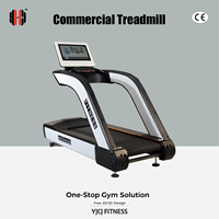 Paquete de Equipos de Cardio Eléctricos para Gimnasios Comerciales, Caminadora de 3HP YJCJ ZF8600 con Pantalla LED de 21.5 Pulgadas y Capacidad de 200 kg
