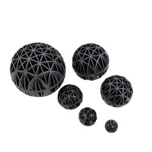 <span class=keywords><strong>Poriferous</strong></span> Plastique 46mm PP Filtre Médias Bio Boule Avec Éponge Bio Biologique Boule Biologique Bioballs Étang Filtre Médias - Product Image 1