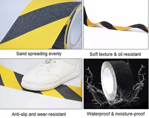 Ruban adhésif PVC imperméable antidérapant en acrylique à fusion à chaud, facile à installer, pour une sécurité rapide des escaliers, utilisation intérieure/extérieure - Product Image 5
