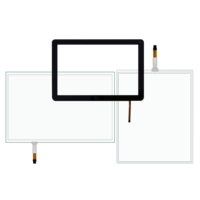 Écran tactile résistif USB 14 pouces à cadre ouvert 4 fils 5 fils, panneau LCD TFT, fabrication directe ODM OEM, faible MOQ, production personnalisée