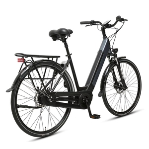 Vélo de ville électrique TXED 28 pouces <span class=keywords><strong>8</strong></span> vitesses 700c avec cadre en alliage d'aluminium, moteur central 36V 250W, autonomie de 60 km et écran LCD - Product Image 2
