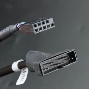 Prise mâle <span class=keywords><strong>USB</strong></span> 3.0 20 broches vers carte mère <span class=keywords><strong>USB</strong></span> 2.0 9 broches câble de prise femelle adaptateur de convertisseur <span class=keywords><strong>USB</strong></span> pour panneau de lecteur de disquette <span class=keywords><strong>cd</strong></span>-rom - Product Image 2