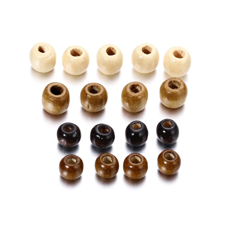 Natural Maple Wood Beads Round Loose