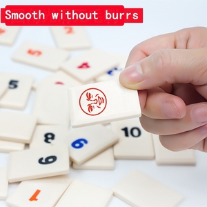 <span class=keywords><strong>Juego</strong></span> de viaje familiar de gran venta, juegos de cubos <span class=keywords><strong>Rummy</strong></span> de colores duraderos, <span class=keywords><strong>juego</strong></span> de azulejos <span class=keywords><strong>Rummy</strong></span> 106 con 4 bandejas duraderas antideslizantes - Product Image 6
