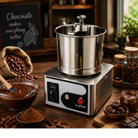 Machine automatique de traitement du cacao, raffineur et broyeur de chocolat pour la liqueur de cacao, la sauce au chocolat et la confiserie