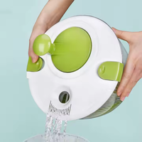 Thuis En Keuken Salade Spinner Handleiding Sla Droger Groente Wasmachine Zeef Drainer Salade Dehydrator Inclusief Plastic Kom