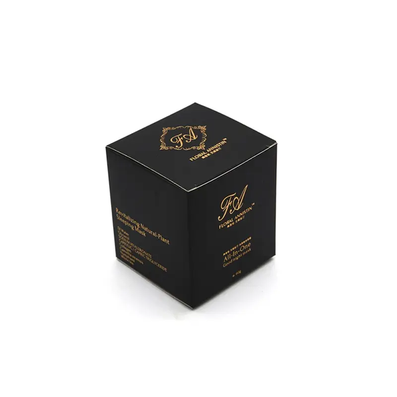High quality cosmetic skincare carton box printing face cream customized packaging box