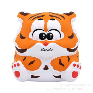 ของเล่นบีบตุ๊กตาเสือ PU บีบแล้วคืนตัวช้า ของเล่นคลายเครียดสำหรับเด็กอายุ 2-4 ปี ใช้ได้ทั้งเด็กชายและเด็กหญิง - Product Image 5