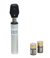 Ophthalmoscope à piles, équipement ophtalmique SR-24B, rétinoscope à faisceau, ensemble d'ophtalmoscope avec ampoule LED et batterie rechargeable