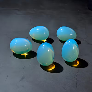 ไข่ออปาไลต์ขายส่ง ไข่พลอยธรรมชาติขัดเงาสำหรับบำบัดรักษาและตกแต่งบ้าน ซื้อจาก Elegant Agate - Product Image 3