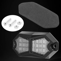 Feux Rock Haute Qualité 12-24V 18 LED RGB Blanc Pur pour Camion Remorque 4x4 Hors-Route Jeep Autres Accessoires d'Éclairage Automobile Pickup SUV