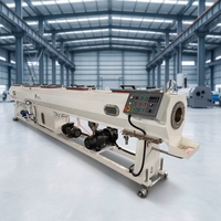 Machine de fabrication de tuyaux en PVC à double vis conique à économie d'énergie avec vis à haute efficacité