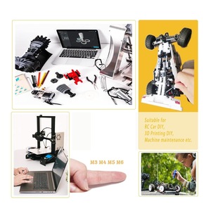 Kit de tornillos hexagonales M3 M4 M5 M6, 860 piezas, acero aleado grado 12,9 para impresora 3D DIY - Product Image 5