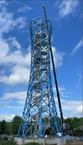 Nhà Máy Trực Tiếp 7-30M Nhúng Nóng Thép Mạ Kẽm Tháp Canh Rừng Cháy Phát Hiện Tháp Thép - Product Image 4