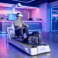 Simulateur de Rameur VR, Équipement de Parc d'Attractions Intérieur, Machine de Jeu de Fitness en Réalité Virtuelle, Appareil de Jeu Sportif VR pour Arcade