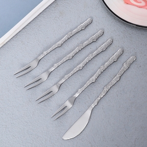 DFU233 - Letrero Creativo para Postres, Letrero para Pastel, Letrero para Frutas, de Acero Inoxidable 304, con 2 Palillos para Frutas - Product Image 2