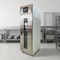 Armoire de fermentation automatique à porte simple en acier inoxydable 304 pour boulangerie commerciale