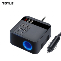 Chargeur rapide universel pour véhicule 12V/24V vers 110V/220V, transformateur de tension multifonction, écran LCD, basse tension