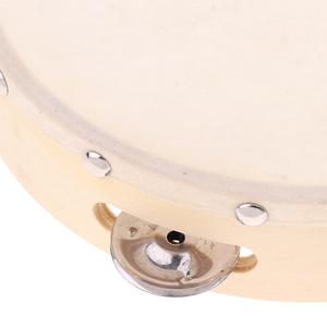 Tamburo a mano da 8 pollici Orff giocattoli a percussione per neonati strumento musicale per bambini giocattoli per bambini modello di apprendimento infantile - Product Image 3