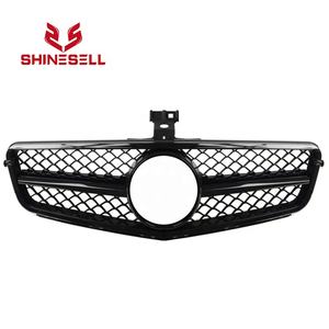 <span class=keywords><strong>Calandre</strong></span> avant en maille noire brillante de haute qualité, 1 fine de Grille, style <span class=keywords><strong>C63</strong></span>, pour Mercedes Benz <span class=keywords><strong>W204</strong></span> <span class=keywords><strong>AMG</strong></span> classe C de 2007 à 2014 - Product Image 2