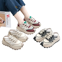 Chaussures à enfiler pour femmes, résistantes à l'usure, confortables, antidérapantes, style marche, respirantes, décontractées, amorties, une paire