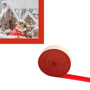 Bande de feutre en polyester autocollante de 2 pouces x 16 pieds, ruban de feutre floqué auto-adhésif épais pour bricolage, écran de projecteur - Product Image 5