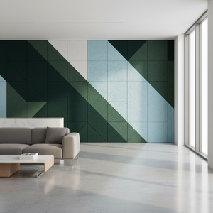 Pannello Acustico da Parete in Fibra di Legno Ignifugo <span class=keywords><strong>Fonoassorbente</strong></span> Qinsound Direttamente dalla Fabbrica - Product Image 1