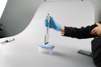 Machine de chargement de pipettes Leafing Pasture, en plastique, pour micropipettes 10-100, portable, pour laboratoire, garantie 1 an, personnalisable