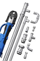 Acoplamiento Deslizante de Acero Inoxidable de 35 mm, Estándar DVGW 534, Accesorios de Tubería de Presión