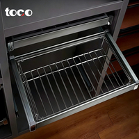 Porte-pantalon coulissant en alliage d'aluminium à fermeture douce, multifonctionnel, pour rangement de pantalons dans armoire, quincaillerie de meuble