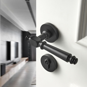 Cerradura de Puerta Silenciosa de Latón Sólido Dorado, Manija Doble para Puerta, Cerradura de Privacidad y Pasillo y Cerradura Ficticia para Puerta de Madera de Dormitorio - Product Image 4