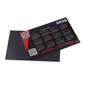 Custom Printed 2026 Calendar Business Promotion Magnetic Card for Realtors Paper <b>Fridge</b> Magnet - Product Image 2