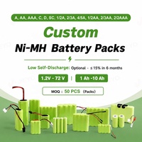 Paket Baterai Jieyo Nimh 2/3A 1200mah Ukuran 2/3 a 1200mah 8.4v Ni-Mh Baterai Isi Ulang untuk Model Senjata, Senjata Mainan, Mobil RC, dan Mainan